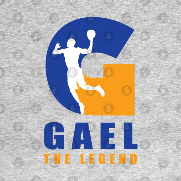 Gael Custom Player Basketball Your Name The Legend by Baseball Your Name